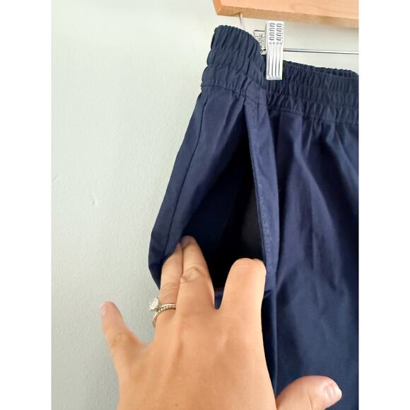 J.Crew | NWT 6" pleated utility sport short stretch cotton blend in Navy | Sz L - Picture 4 of 10